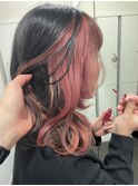［風花］派手すぎないインナーブリーチカラー