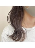 ナチュラルグレージュインナーカラー