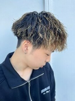 ラエレメン(Laere men)の写真/ケアパーマで、ダメージを抑えながら理想のカールを実現！髪の状態やなりたい質感に合わせてご提案♪