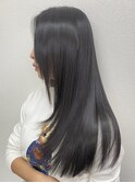 うる艶ストレート＋ブルーブラック