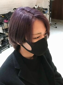 ヘアアンドビューティ ガーデン ベルモール店(HAIR AND BEAUTY GARDEN) メンズパーマメンズカットセンターパートメンズマッシュウルフ