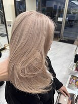 ウェーブス 大宮西口店(wave's)&nbsp;レディース/ブリーチカラー/ホワイトベージュ 目黒