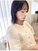 くびれヘア×ダークラベンダー