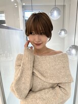 ロンドエニカ 大宮(Lond enika) ミニウルフレイヤーカット顔周りカット前髪カットショート/大宮