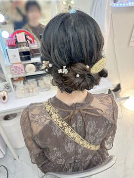 リムネ(RIMUNE) ギブソンタック/結婚式ヘアアレンジ/アップヘア