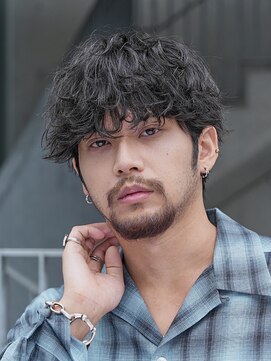 フィフスパーク(fifth PARK) 緩め波巻きスパイラルパーマツイストスパイラルツーブロック渋谷