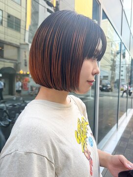 カフ(CAF) CAF 照下 デザインカラー 夏のヘアアレンジ パーマ落とし 大阪