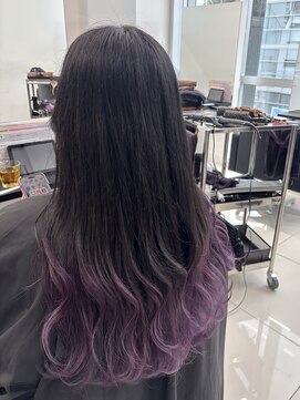 アライブ ハラジュク(ALIVE harajuku) 【ALIVE 夕貴】パープルグラデーションカラー