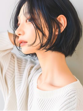 ラベストクズハ(LOVEST KUZUHA) ショートボブ/レイヤーボブ/大人ボブ/フェイクブラック