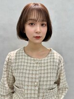 アッシュ 茗荷谷店(Ash)&nbsp;柔らかい丸みが可愛い艶ショートボブ