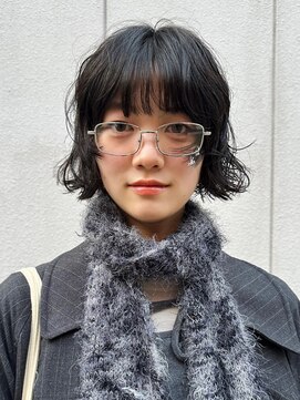 ラフなボブパーマ