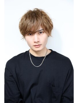 ソレイユ(Soleil) メンズカラー/ハイトーン/マッシュ/マッシュウルフ/白髪ぼかし