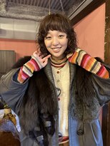 ニーム(nimes)&nbsp;レイヤーパーマミディアムウルフボブパーマ