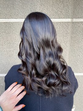 エジョン 八幡山店(Aejon) 大人レイヤーカット白髪ぼかし脱白髪染め40代50代60代