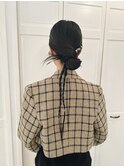 お呼ばれヘアセット