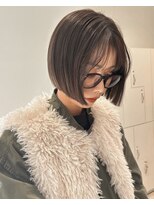 ノイ 銀座(noi)&nbsp;顔周りレイヤーカットグレージュカラーくびれボブショートカット