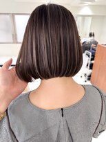 ジルブラン 横浜関内(JIL BLAN)&nbsp;ハイライト白髪染め白髪ぼかしショートボブレイヤー40代横浜関内