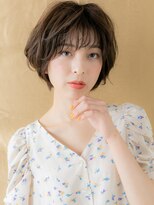 モッズヘア 越谷(mod's hair)&nbsp;ダークブラウン大人美人抜け感マッシュショートX越谷30代40代