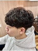 マッシュ、シャドーパーマ