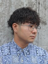 ハニー(HONEY)&nbsp;縦落ちツイスパ/ツイストスパイラルパーマ/岡崎メンズカット