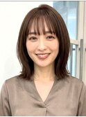 ナチュラル外ハネミディアム