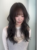 ラベンダーグレージュ×ハッシュカット