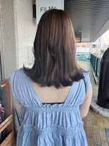 フィルム(FiLMs)&nbsp;透明感ブラウン/艶髪/レイヤーカット/髪質改善トリートメント