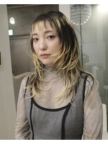 オーオシカシカスペース(OOO YY Space)&nbsp;ハッシュレイヤーとブリーチのみのデザインカラー