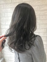 透明感グレージュ☆柔らかウェーブ