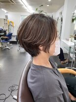 ヴィフ 大船(VIF)&nbsp;ナチュラルハイライト×グレージュ×ショート(似合わせカット)