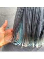 ボアップ 京橋店(boappu)&nbsp;#インナーカラー#水色