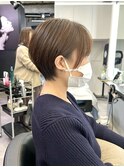 マスク美人ショート