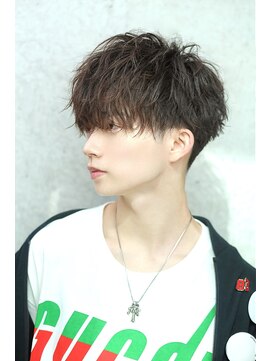 リップス 表参道店(LIPPS) 2ブロック刈り上げマッシュ【無造作ヘア】ランダムパーマ
