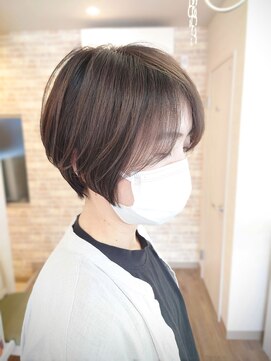 ミエル(miel) 【hair design miel】大人ショートボブ