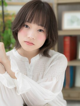 カバーヘア イヴ 戸頭店(COVER HAIR EVE) バレイヤージュくせ毛風小顔くびれボブウルフc5戸頭20代30代40代