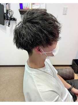 ラポードヘアークラフト(RAPPORD hair craft) 波ツイスト刈上マッシュ