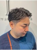 スキンフェードコテパーマ濡れパンマッシュパーマ[銀座<理容室>]