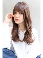 【ARTE表参道/青山】モテ髪ミディアム×ブリーチなし透明感カラ