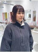 コンパクトボブ/切りっぱなしボブ/似合わせ