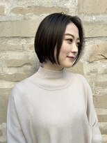 ビュートリアム265(BEAUTRIUM 265)&nbsp;ショートボブ/前髪なし/黒髪/ショートヘア/銀座有楽町/20代30代