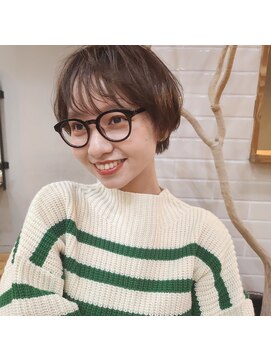 ガーランド (Garland) 表参道マッシュショート小顔カットショートボブベージュミセス