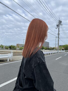ヘアデザイン ジル(Jill) オレンジカラー