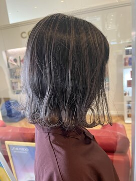 コワファースト  させぼ五番街店(COIFF1RST) ハイライト×グレージュ