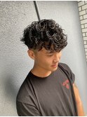 外国人風ヘア スペインカール 強めパーマ くるくるパーマ 外人風