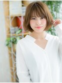 センター北/髪質改善/ハイトーンカラーでタンバルモリボブg