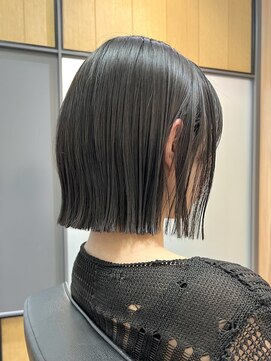イオエ 三宮(ioe) 黒髪/前髪/こなれミディ/イメチェン/ボブルフ/髪質改善/ワンレン