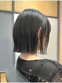 黒髪/前髪/こなれミディ/イメチェン/ボブルフ/髪質改善/ワンレン