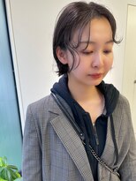 ハル 南平岸(HARU)&nbsp;癖毛を活かした動くミニボブ♪/ボブ/簡単スタイリング