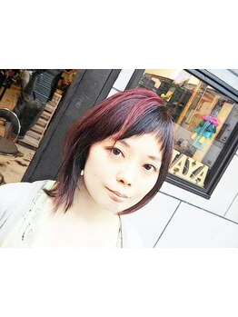 エイジングでパサつきがちな髪も、厳選したトリートメントや計算されたカットでしっかりまとまる♪[町屋]