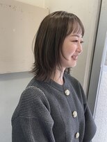 キャンバス バイ ネオリーブ 横浜西口(Canvas by neo.)&nbsp;ミディアムレイヤー 顔まわりレイヤー グレージュ 【miku】